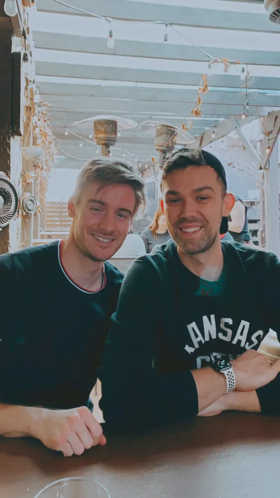 Brett and Jordan, February 2020